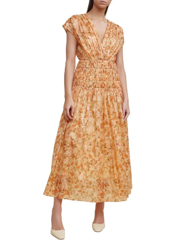 Amazing Deals Bicknell Dress Peach Parfait