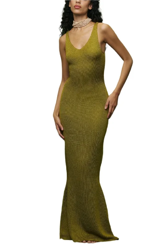 Super Deal BRUNA DRESS MOSS
