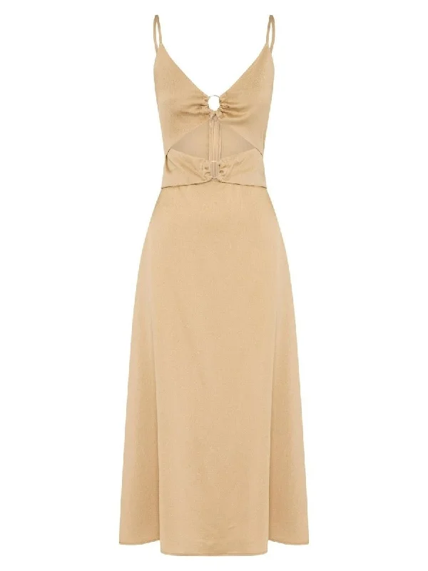 Act Fast CARINA Dress BISCOTTI