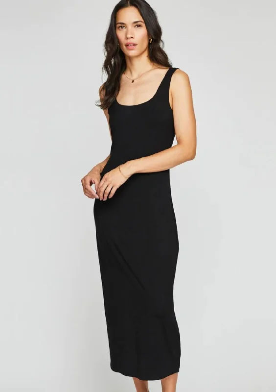 Final Clearance Chantelle Maxi Tank Dress - Black