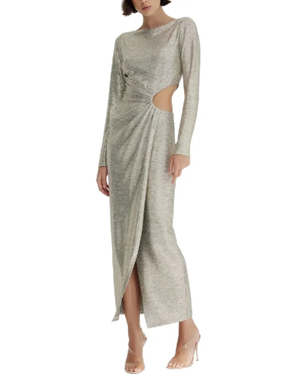 Huge Savings Chloe Midi Dress Gold