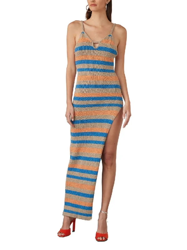 Limited Time Cindy Dress Lapis Tuscan Stripe