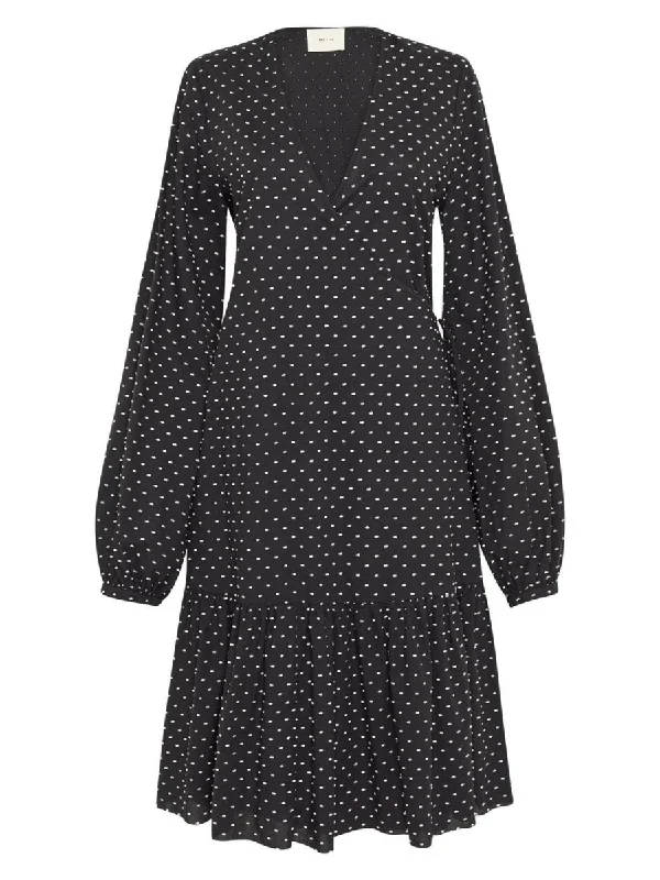 One-DAY Sale DOT WRAP MINI DRESS
