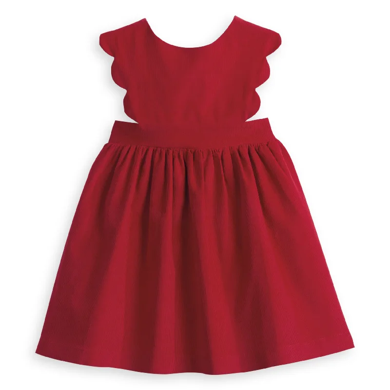 Price Cut Adalene Scalloped Jumper- Red