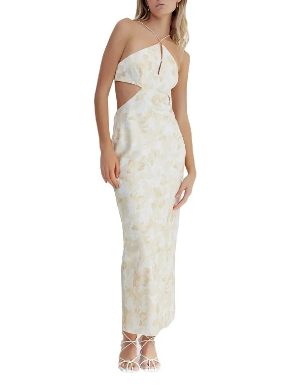 Bargain Prices Holly Dress Almond Stencil Print