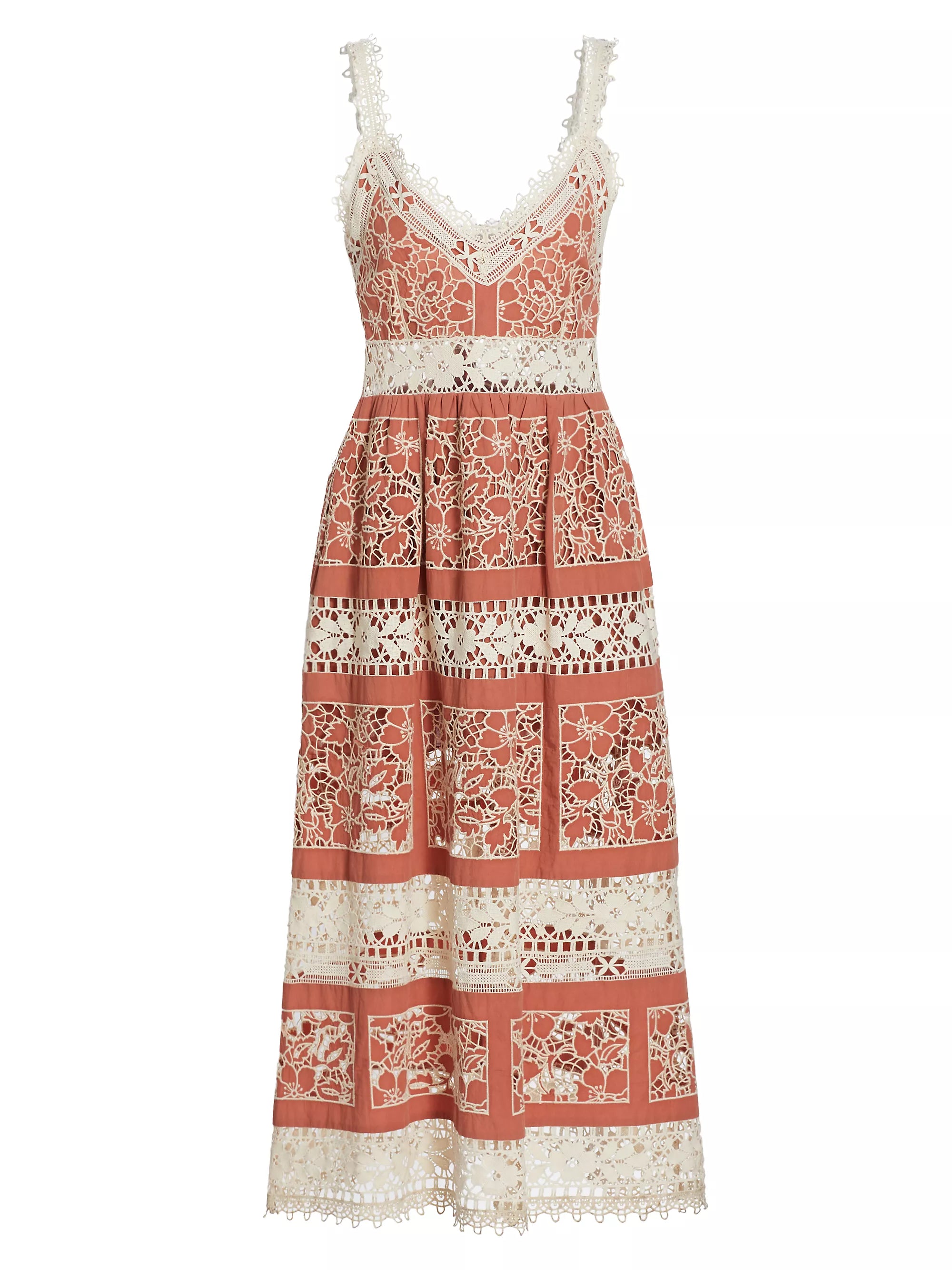 Year-End Clearance Joah Embroidery Midi Dress