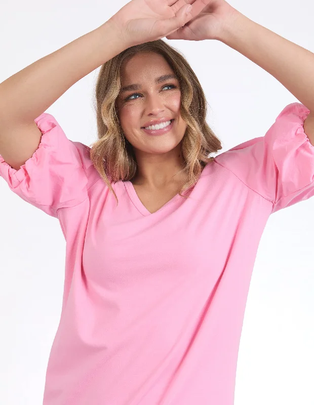 Hurry In Joy Dress Strawberry Pink