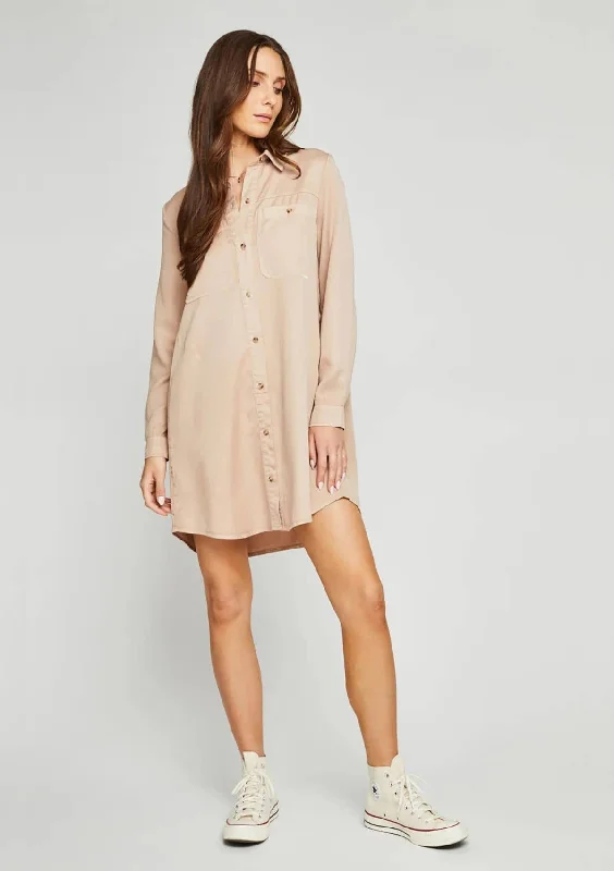 Great Deals Katie Button-Down Shirt Dress