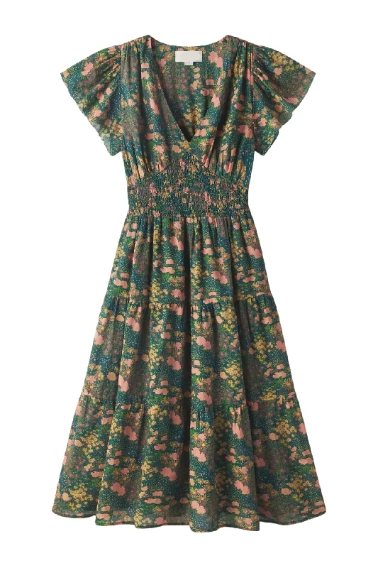 Great Deals Kendall Dress - Woodbine Cluster