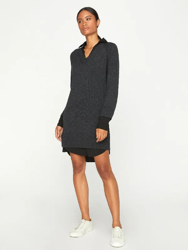 Don't Miss The Looker Layered V-Neck Dress