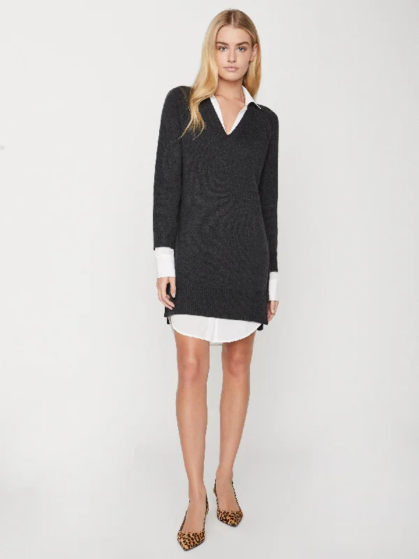 Flash Deals The Looker Layered V-Neck Dress