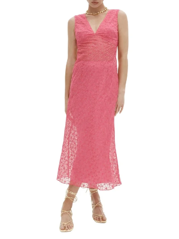 Time-Limited Offer Magnolia Dress Fuchsia Daisy
