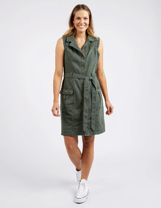 Instant Savings Marigold Denim Dress Clover