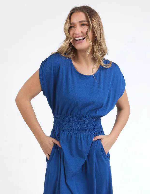 Midnight Madness Nelle Midi Dress China Blue