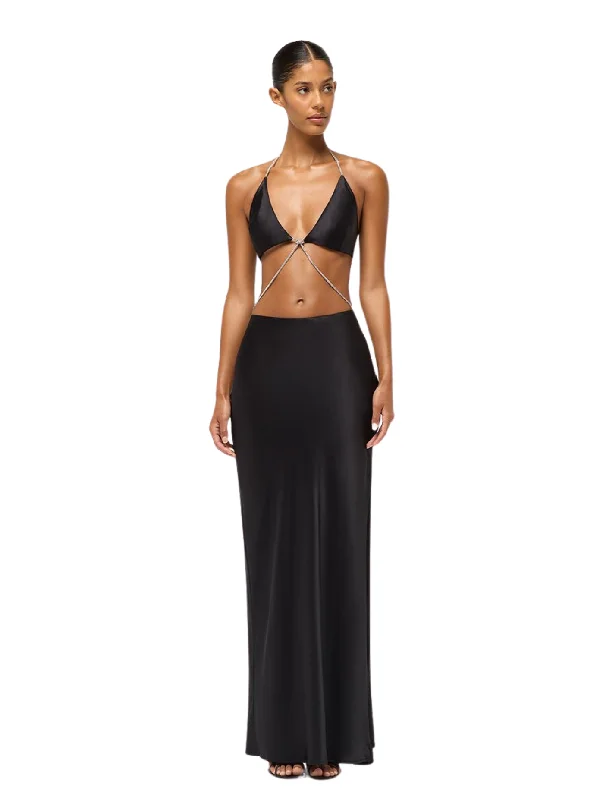 Reduced Prices Nomi Crystal Halter Dress - Black