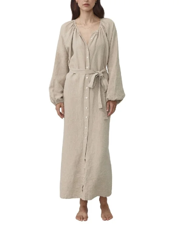 Instant Discount Pillow Long Dress Nature