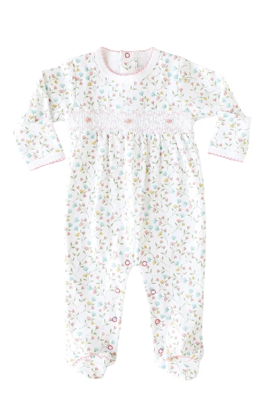 Price Blitz Pink Arabella Smocked Footie
