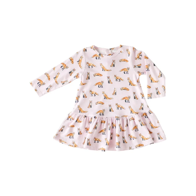 Stock Up and Save Pink Fox Swing Dress