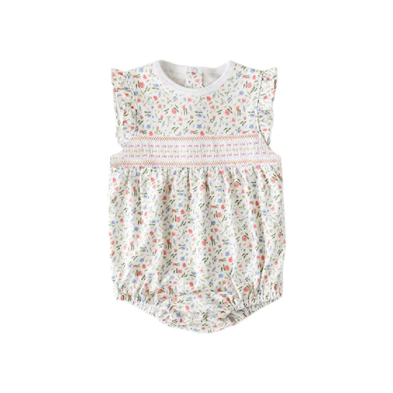Limited Quantity Pink Madison Smocked Bubble