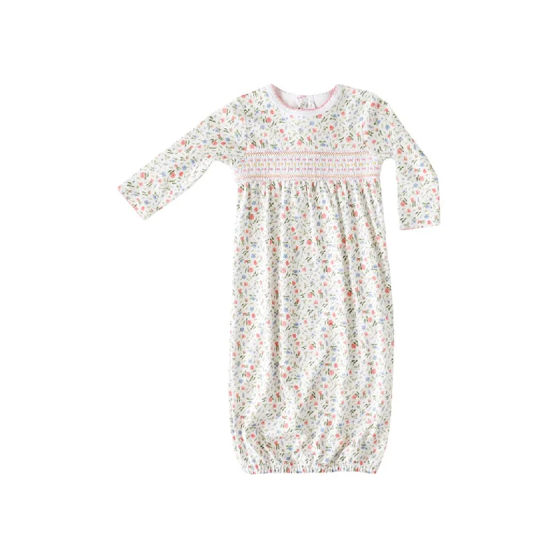 Super Savings Pink Madison Smocked Gown