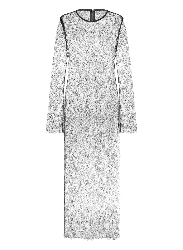 Price Smash PRISCILLA DRESS - BLACK LACE