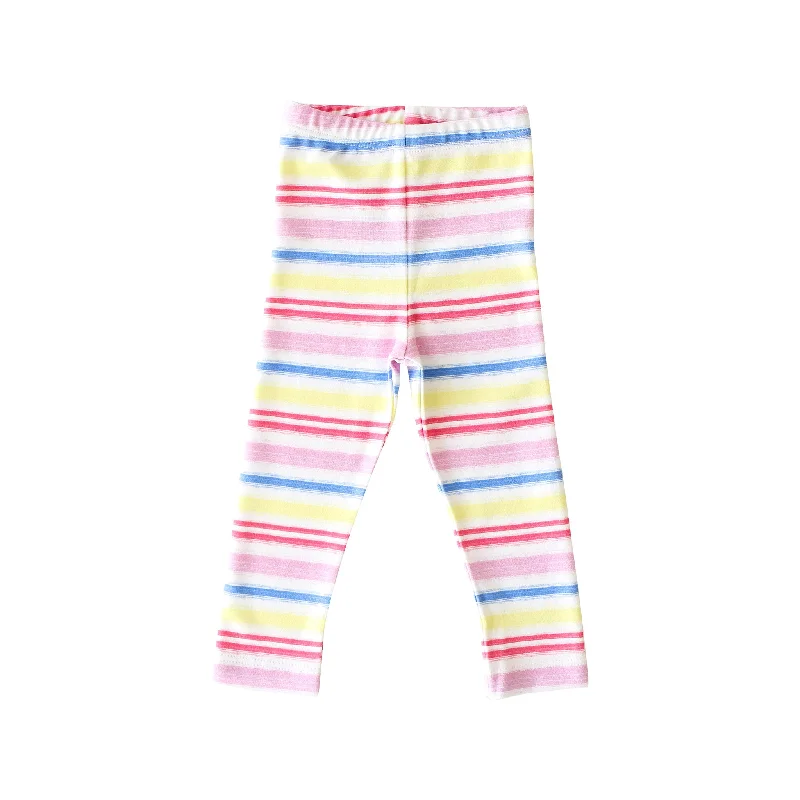 Discount Days Rainbow Stripe Leggings