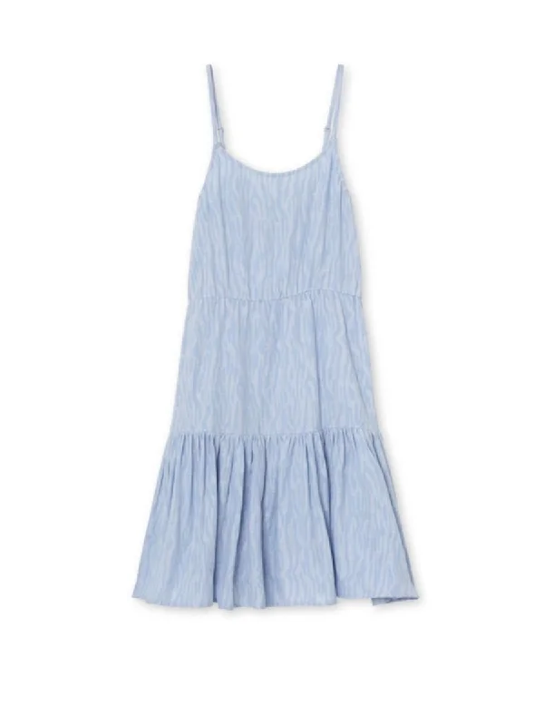 Shop and Save Rose Short Dress Cotton 458 Blue Heron