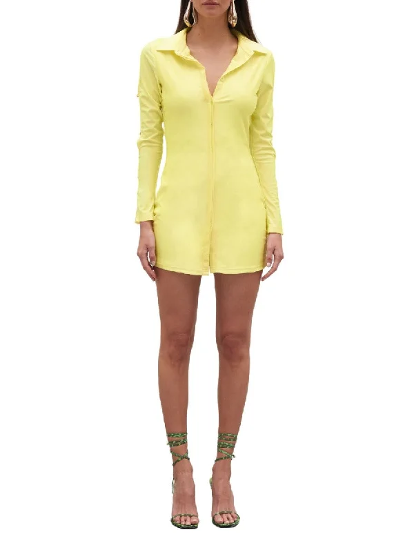 Crazy Savings Shine Dress Lemon Drop