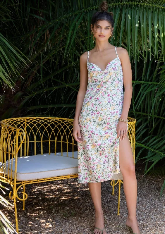Extra Savings Talulla Floral Slip Dress with Adjustable Straps