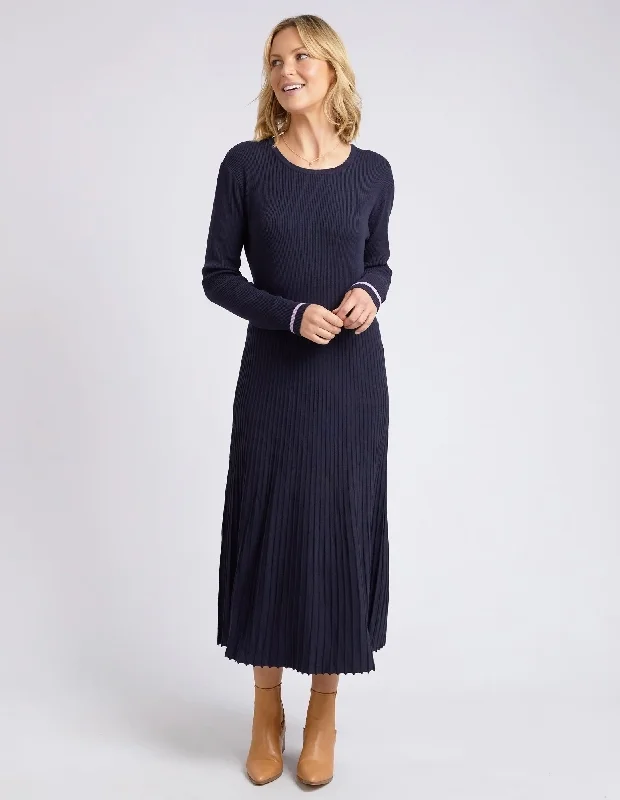 Price Slash Tammy Knit Dress Dark Sapphire