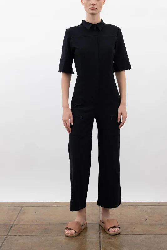 Clearance Items Tech Stretch Cropped Utility Jumpsuits - VANCOUVER