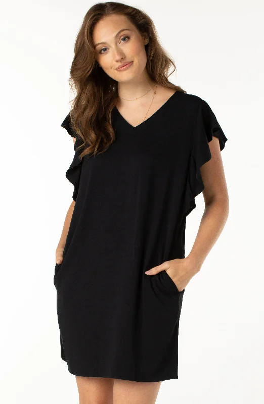 Unbeatable Prices The Brea Flutter Sleeve Dress