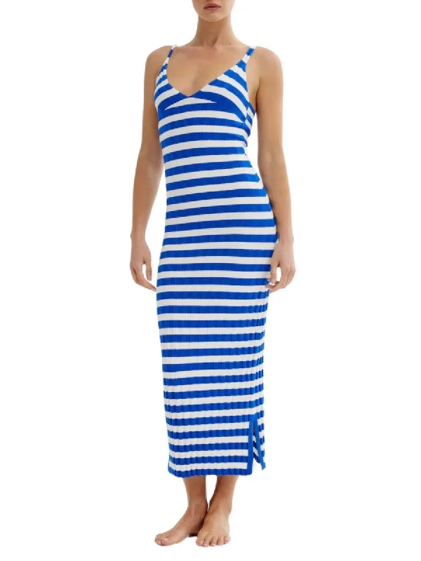 Fantastic Offers The Clementine Sleeveless Dress In Sapphire/Coconut