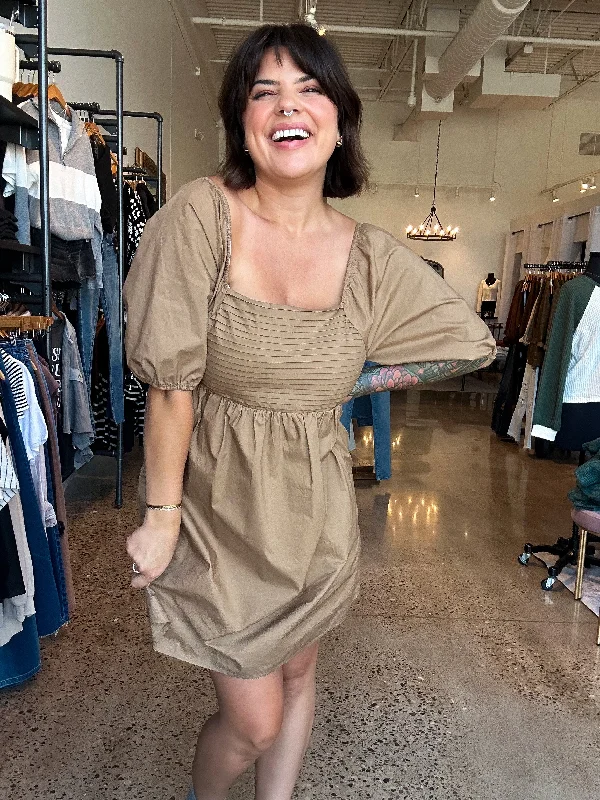 Price Cut The Inara Puff Sleeve Babydoll Dress