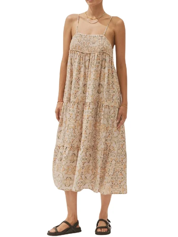 Closeout Sale The Saskia Dress Organic Floral