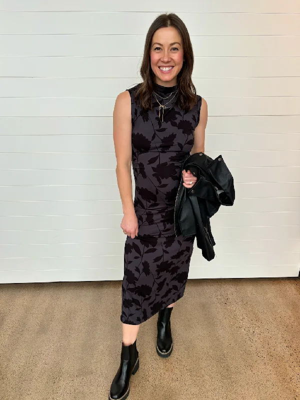 Price Smash The Tatum Shadow Floral Midi Dress