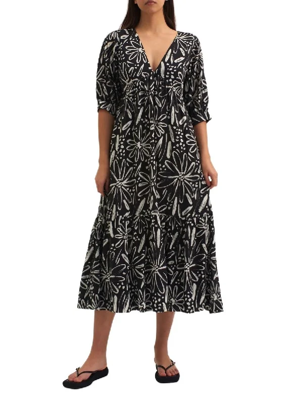 Price Reduction Turner Dress Black Botanic