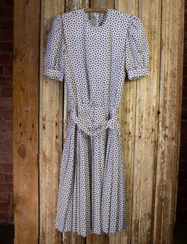 Special Promotion Vintage Liz Claiborne Black And White Geometric Deadstock Dress 1990s S