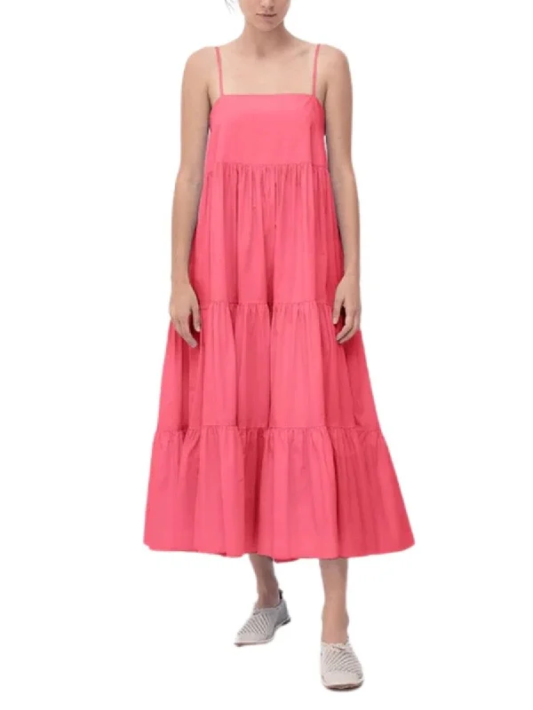 Unmissable Offer Violet Tiered Dress Watermelon