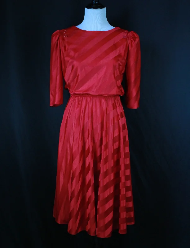 Limited Time Discount Women's Vintage Mary My Luv Red Midi Dress - Small/Medium