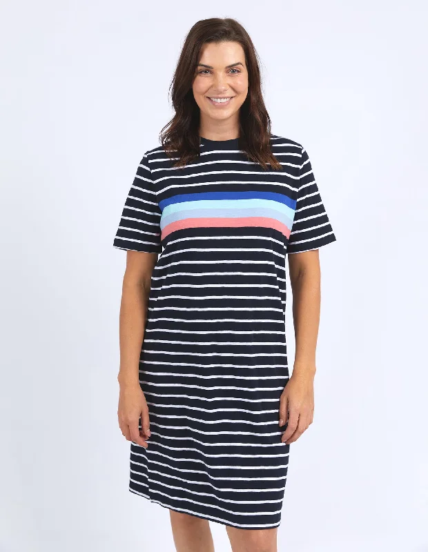 Navy And White Str