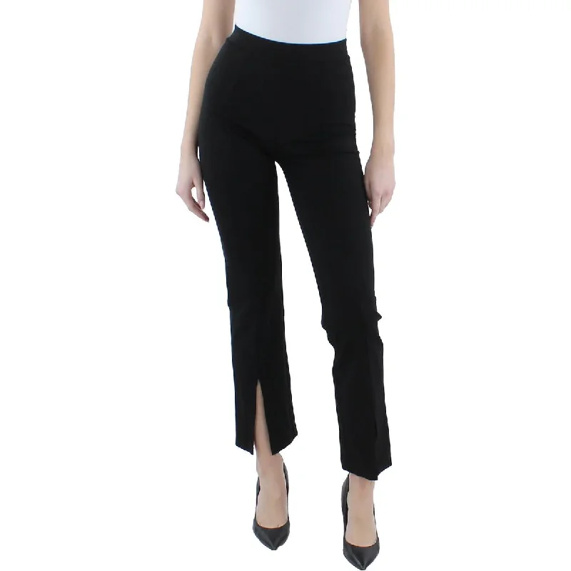 Super Savings Ava + Esme Womens Pleated Split Hem Straight Leg Pants