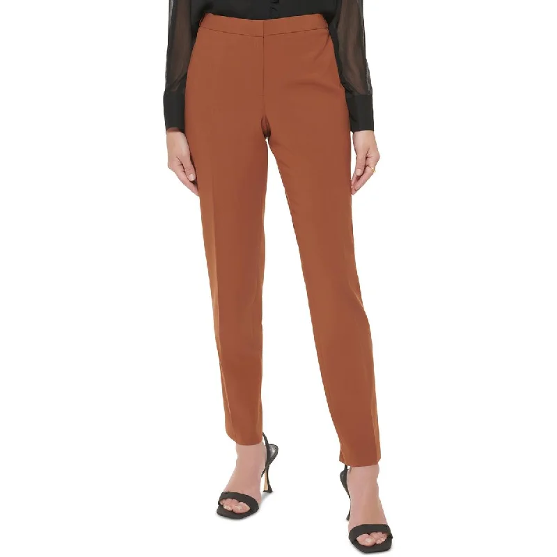 Price Cut Calvin Klein Womens Highline Tapered Mid-Rise Ankle Pants