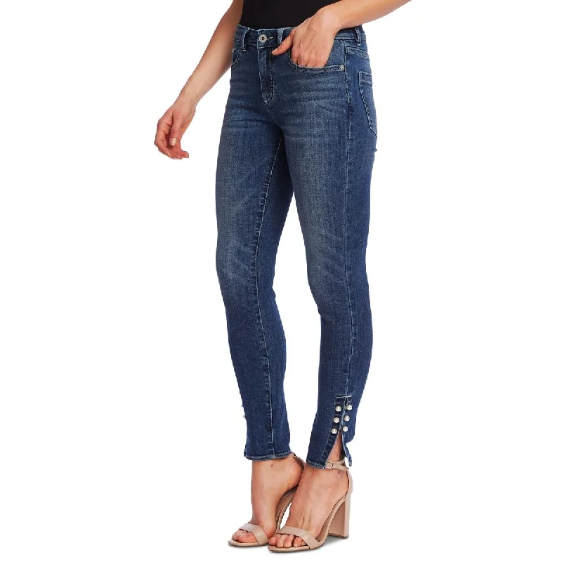 Daily Deals CeCe Womens Mid-Rise Classic Skinny Jeans