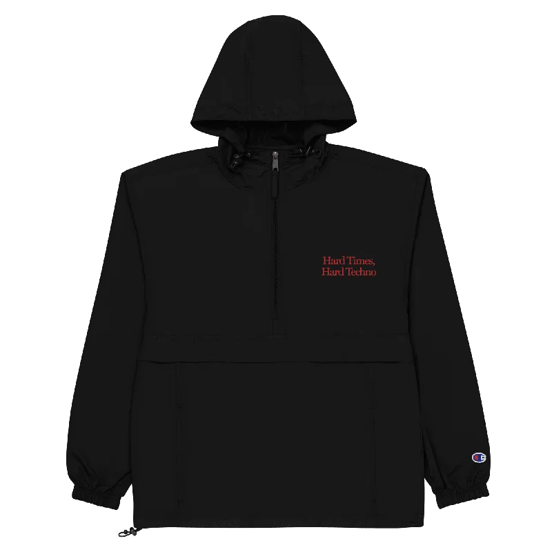 Deal of the Week Hard Times, Hard Techno® Champion Embroidered Packable Jacket
