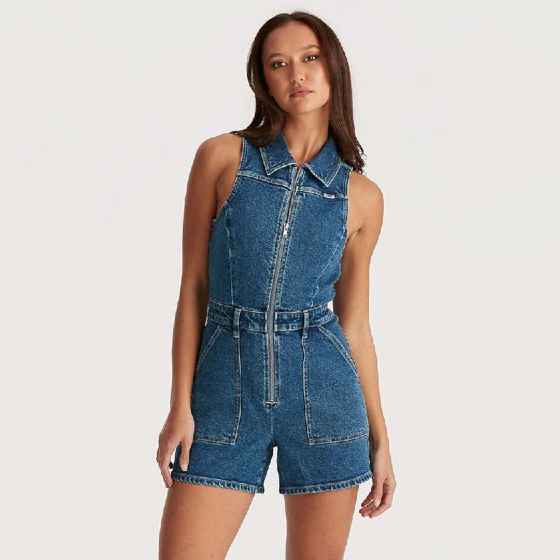 YEAR-End Sale VICTORIA ROMPER | DEMAND BLUE