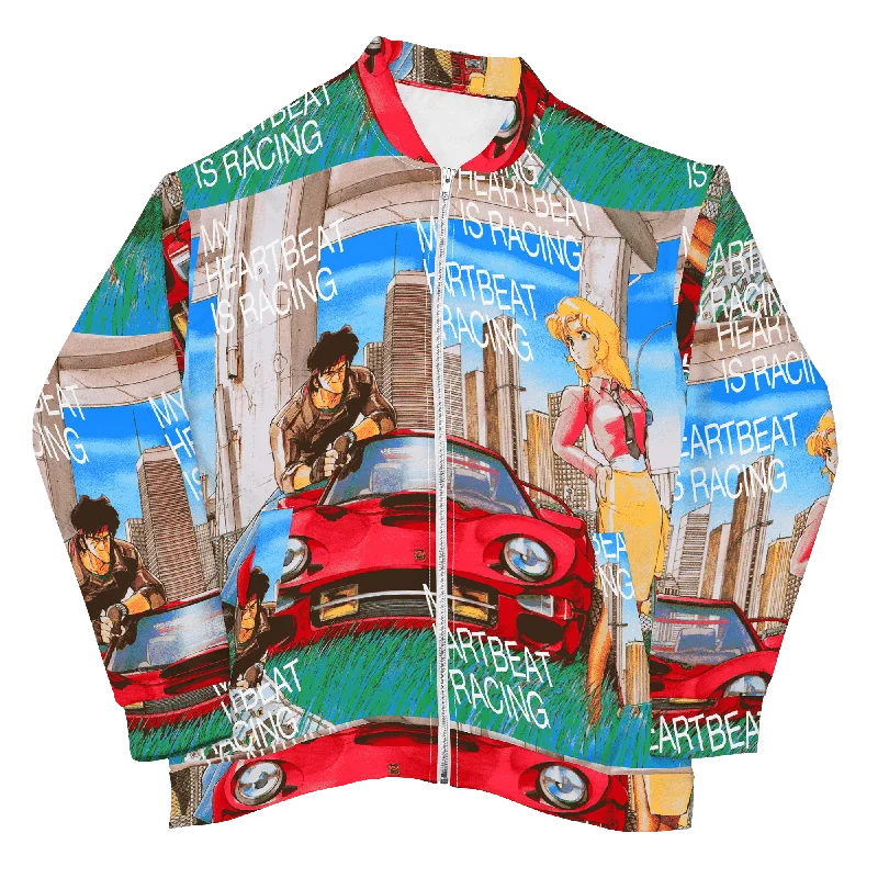 Discount Mania My Heartbeat Is Racing® Bomber Jacket (10 pieces for sale)