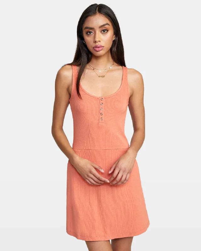 Deal Explosion On Repeat Midi Dress - Apricot