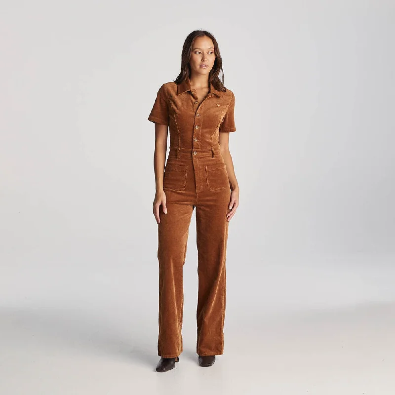 Don't Miss JOSIE CORD ROMPER | TAN CORD